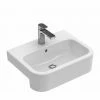 VILLEROY & BOCH V&B Architectura Semi Recessed Basin With Overflow - 550mm Wide - 1 Tap Hole - White Alpin - 41905501 2 VILLEROY & BOCH V&B Architectura Semi Recessed Basin With Overflow - 550mm Wide - 1 Tap Hole - White Alpin - 41905501 -VILLEROY & BOCH shop 57914677 1
