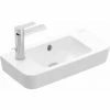 VILLEROY & BOCH V&B O.novo Wall Hung Basin With OverFlow - 500mm Wide - Right Hand Tap Hole - White Alpin - 4342R501 -VILLEROY & BOCH shop 57914682 1