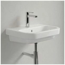 VILLEROY & BOCH V&B Architectura Wall Hung Basin With Overflow - 500mm Wide - 1 Tap Hole - White Alpin - 43735001