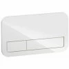 VILLEROY & BOCH V&B ViConnect Toilet Dual Flush Plate - 269mm X 161mm - Glass Glossy White - 922400RE -VILLEROY & BOCH shop 58065850 1