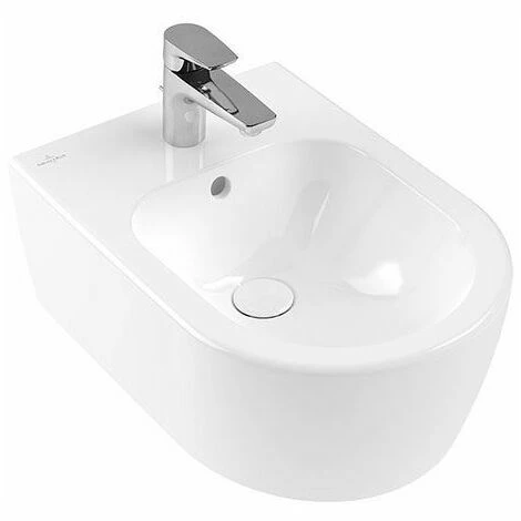 VILLEROY & BOCH V&B Avento Wall Hung Bidet with Overflow - 1 Tap Hole - White Alpin - 54050001 VILLEROY & BOCH V&B Avento Wall Hung Bidet With Overflow - 1 Tap Hole - White Alpin - 54050001 -VILLEROY & BOCH shop 58066077 1