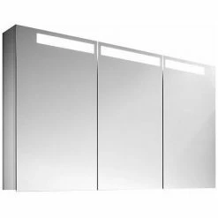 VILLEROY & BOCH V&B Reflection 3 Door LED Mirror Cabinet - 1300mm Wide - A357GD00