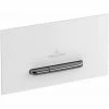 VILLEROY & BOCH V&B ViConnect E300 Toilet Flush Plate - 253mm X 145mm - Glass Glossy White - 922160RE 1 VILLEROY & BOCH V&B ViConnect E300 Toilet Flush Plate - 253mm X 145mm - Glass Glossy White - 922160RE -VILLEROY & BOCH shop 58066125 1