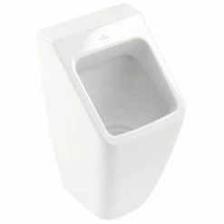VILLEROY & BOCH V&B Architectura Wall Hung Square Siphonic Urinal - White Alpin - 55870001