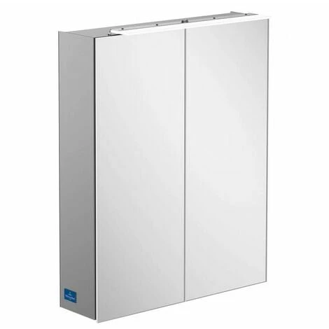 Villeroy & Boch My View One 2 Door LED Mirror Cabinet - 607mm x 746mm - A439G600 Villeroy & Boch My View One 2 Door LED Mirror Cabinet - 607mm X 746mm - A439G600 -VILLEROY & BOCH shop 60475869 1
