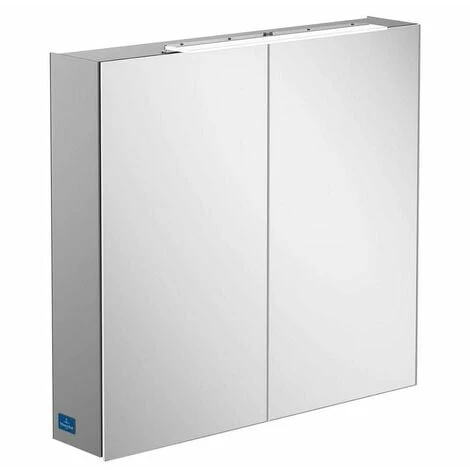 Villeroy & Boch My View One 2 Door LED Mirror Cabinet - 807mm x 746mm - A439G800 Villeroy & Boch My View One 2 Door LED Mirror Cabinet - 807mm X 746mm - A439G800 -VILLEROY & BOCH shop 60475974 1