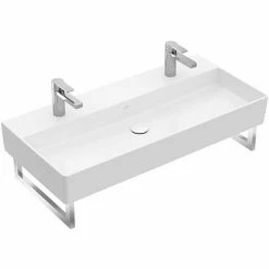 VILLEROY & BOCH VB Memento 2.0 Waschtisch 4A22A4 1000x470mm Eckig M Überl Weiß Alpin C+