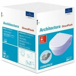 VILLEROY & BOCH V&B Combi-Pack ARCHITECTURA M WWC T DirectFl U WC-Sitz We