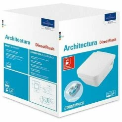 VILLEROY & BOCH V&B Combi-Pack ARCHITECTURA M WWC T Spülrandl DirectFl WC-Sitz We