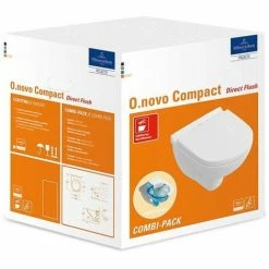 VILLEROY & BOCH V&B Combi-Pack O.NOVO M WWC T DirectFl U WC-Sitz We C+